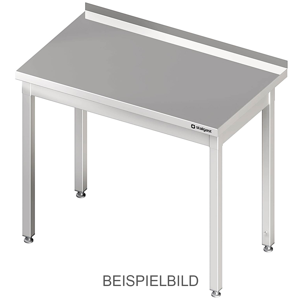 Stalgast Arbeitstisch ohne Grundboden, 800x600x850 mm, ohne Verstrebung, ohne Aufkantung, verschweißt