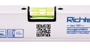 Leichtmetall Wasserwaage verbreitete Auflage 1 Horizontal- und 1 Vertikallibelle Länge 70cm