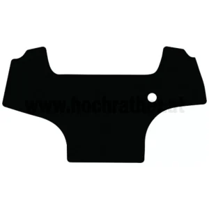 Fußmatte Velours Schwarz Granit