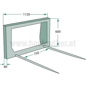 Transportgabel Granit